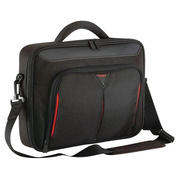 Geantă Laptop TARGUS Classic+ Clamshell 14 inch Negru Roșu - imagine 3