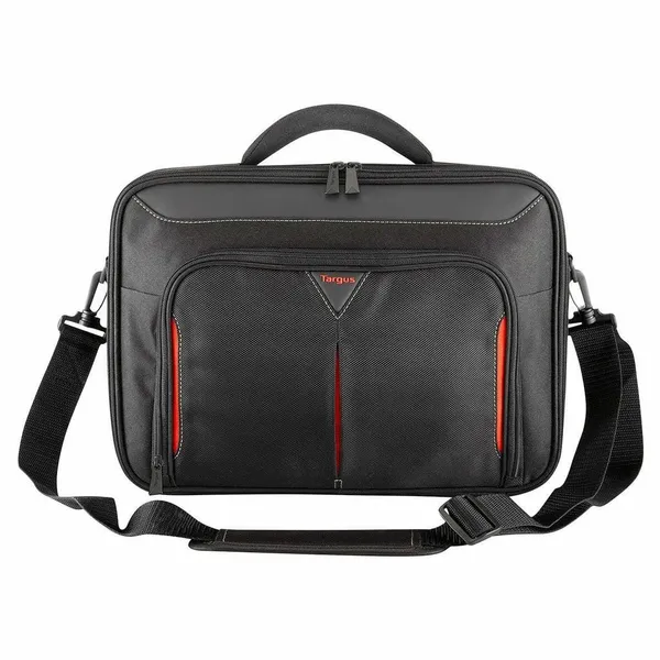 Geantă Laptop TARGUS Classic+ Clamshell 14 inch Negru Roșu - imagine 2