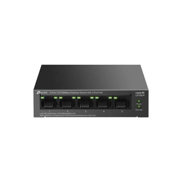 Switch TP-LINK LS105LP 5 porturi 10/100 Mbps 4 PoE