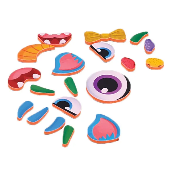 Joc Magnetic PUEDO TOYS Creează Un Monstru 25-49 Piese - imagine 9