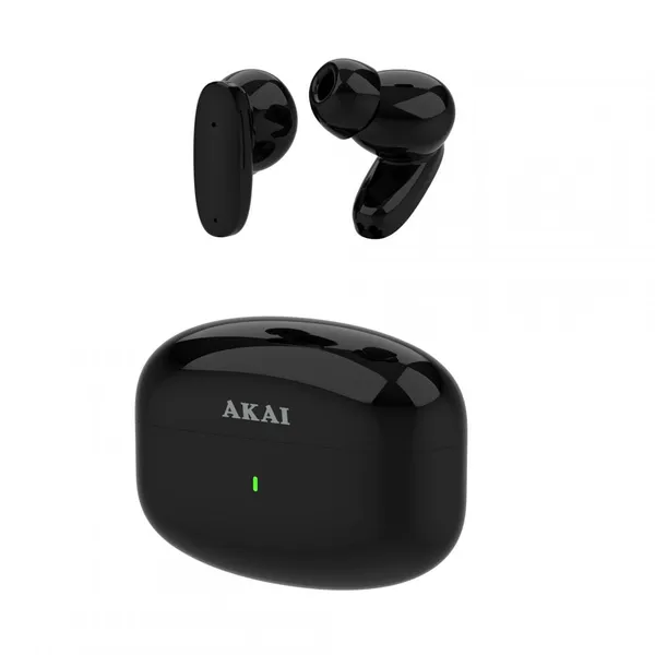 Căști Audio AKAI BTE-J400ENC Wireless Bluetooth 5.3 Negru