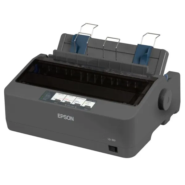 Imprimantă Matriceală EPSON LQ-350 A4 24 Pini USB Negru - imagine 2