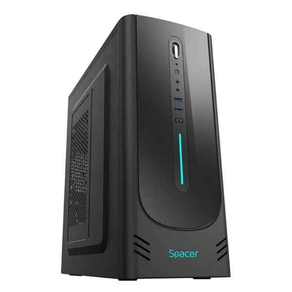Carcasă PC SPACER SPCS-OC-CHRONOS Mid Tower Negru