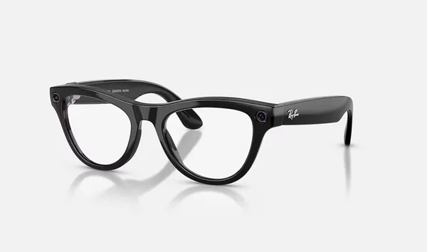 Ochelari smart RAYBAN Meta Skyler High Bridge Fit Shiny Black Transitions Gen 2
