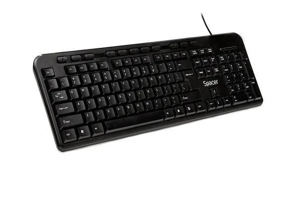 Tastatură SPACER SPKB-169 USB Multimedia Anti-spill Negru - imagine 5