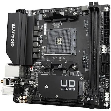 Placă de bază GIGABYTE A520I AC Socket AM4 Mini ITX DDR4 - imagine 4