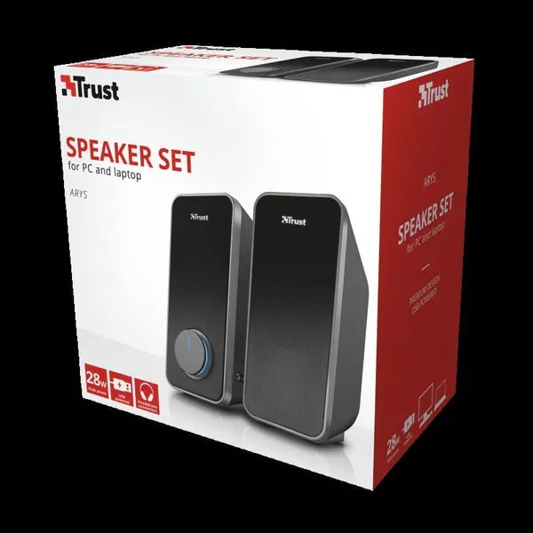 Boxe PC TRUST Arys 2.0 Negru TR-20179 - imagine 6
