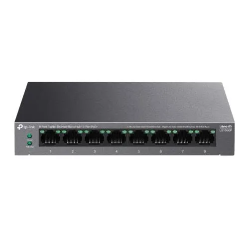 Switch TP-LINK LS108GP 8 Porturi Gigabit PoE+
