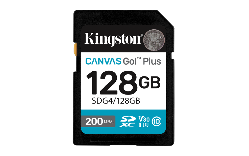 Card de memorie SD KINGSTON Canvas GO Plus 128GB CL 10