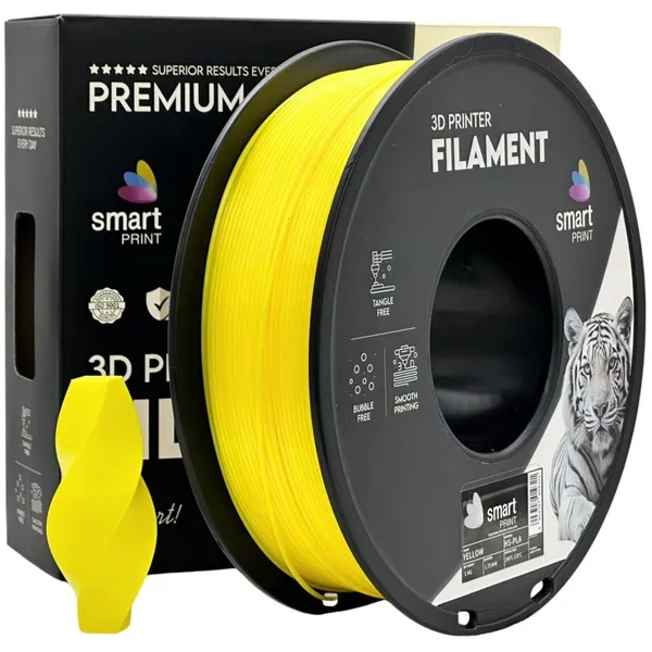 Filament 3D SMART PRINT PLA 1.75 mm Galben 1 kg