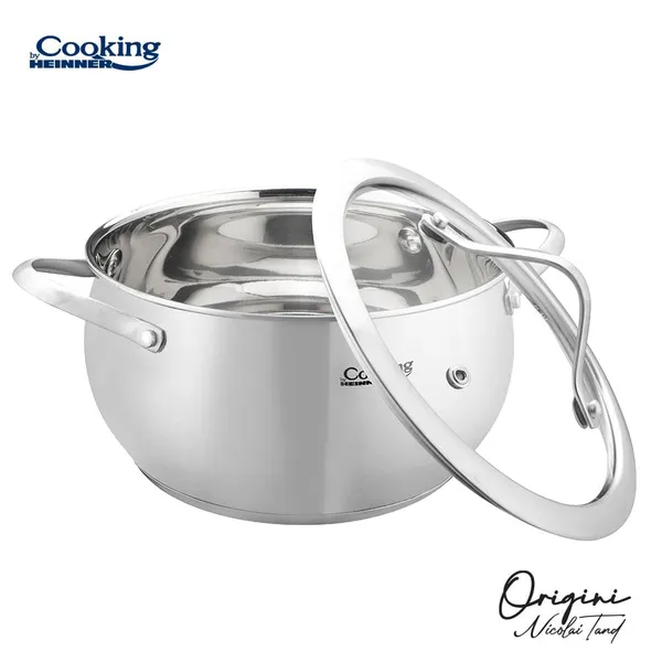 Semioală HEINNER Cooking Nicolai Tand Inox 2.5L - imagine 3