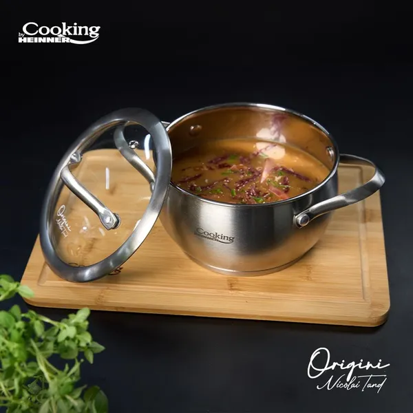 Semioală HEINNER Cooking Nicolai Tand Inox 2.5L - imagine 4