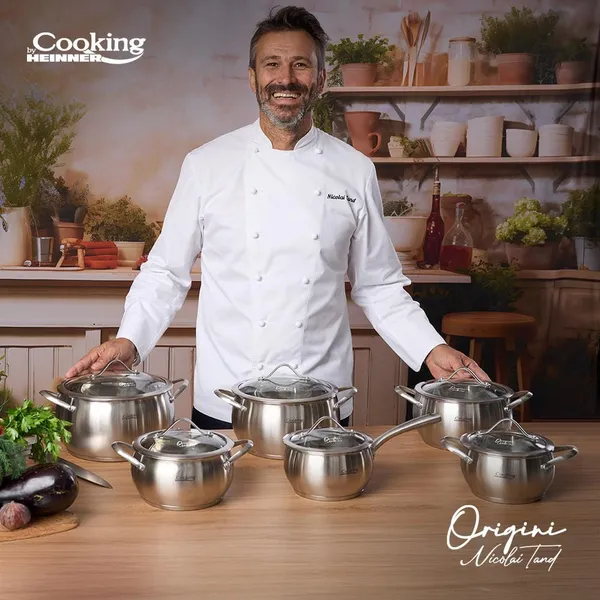 Semioală HEINNER Cooking Nicolai Tand Inox 2.5L - imagine 5