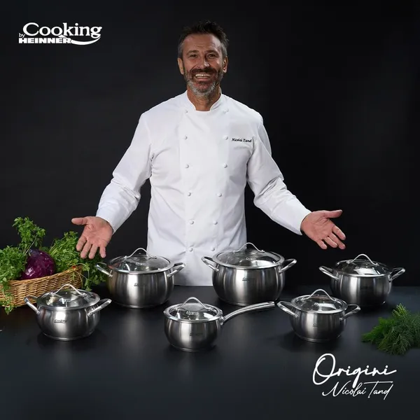 Semioală HEINNER Cooking Nicolai Tand Inox 2.5L - imagine 6