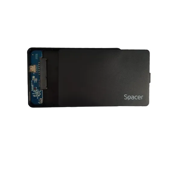 Rack Extern SPACER SPR-TYPE-C-01 USB-C Plastic Negru - imagine 3