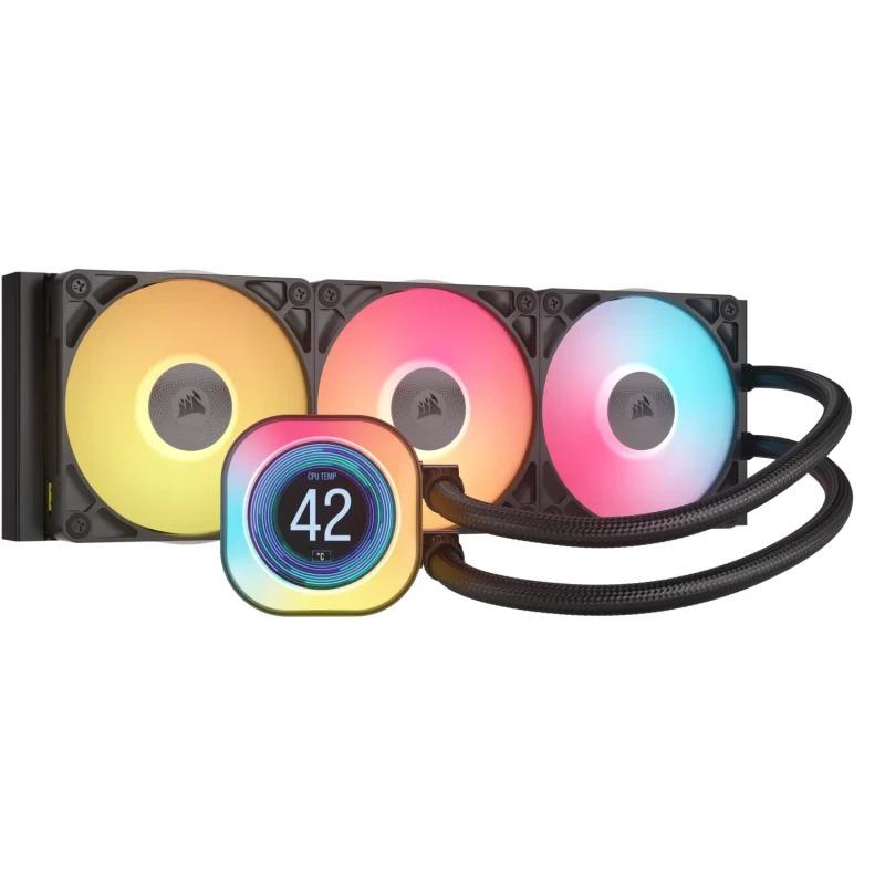 Cooler Procesor CORSAIR iCUE LINK TITAN 360 RX LCD Negru