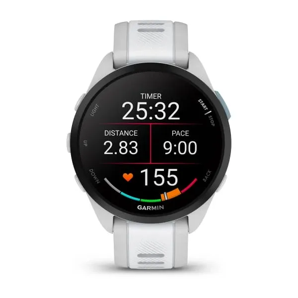 Ceas Smartwatch GARMIN Forerunner 165 AMOLED Mist Grey/Whitestone - imagine 2