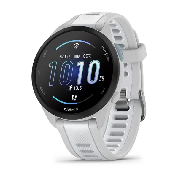 Ceas Smartwatch GARMIN Forerunner 165 AMOLED Mist Grey/Whitestone