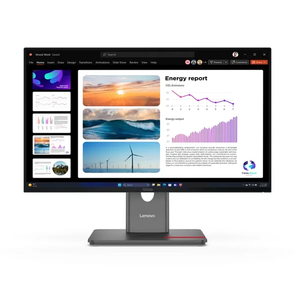 Monitor LENOVO ThinkVision P24Q-40 23.8 QHD 2560x1440 Negru 64B2GAT1EU