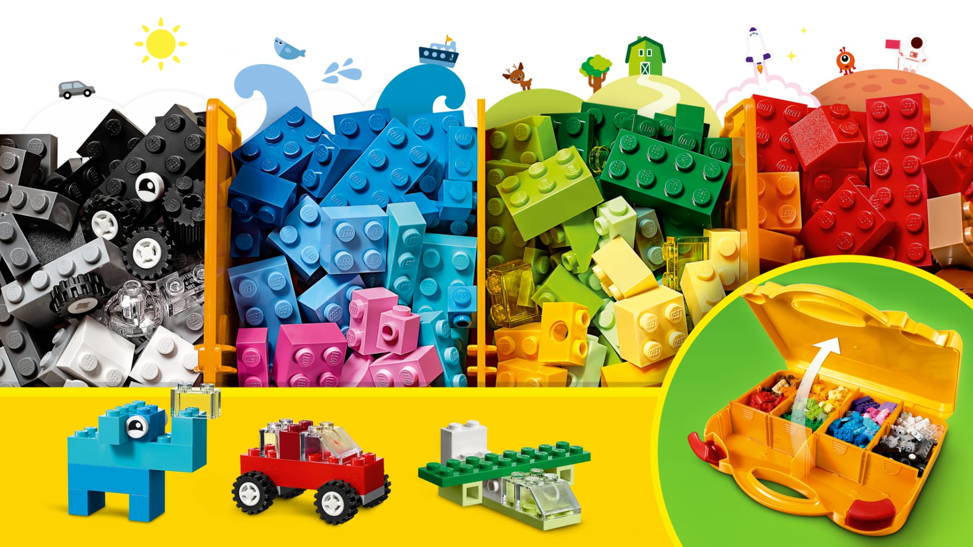 Valiză Creativă LEGO 10713