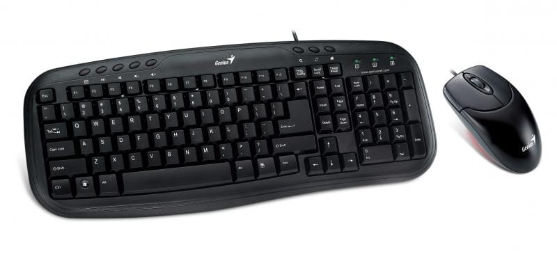 Kit Tastatură + Mouse GENIUS Smart KM-200 USB Negru