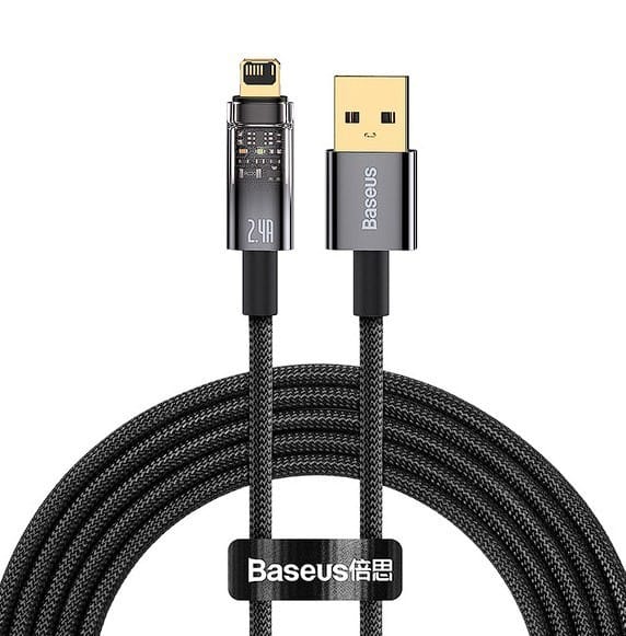 Cablu alimentare BASEUS Explorer Lightning 2m Negru CATS000501