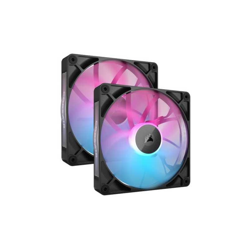 Ventilatoare Carcasă CORSAIR iCUE LINK RX140 2x140mm RGB Negru