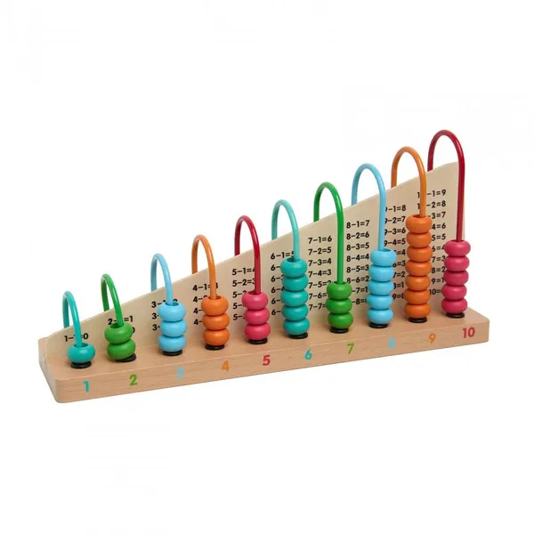 Numărătoare din lemn MOMKI MKT1042 Joc educativ - imagine 2