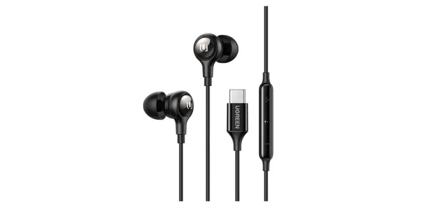 Căști intraauriculare UGREEN EP103 USB Type-C Negru 30638