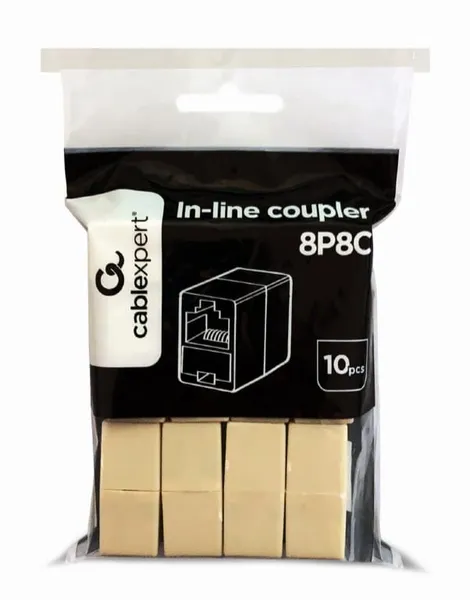 Cuplă RJ-45 GEMBIRD TA-350-10 RJ45(M)x2 10 bucăți