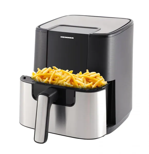 Friteză aer cald HEINNER Healthyera 15 5.5L 1500W Negru/Silver - imagine 2