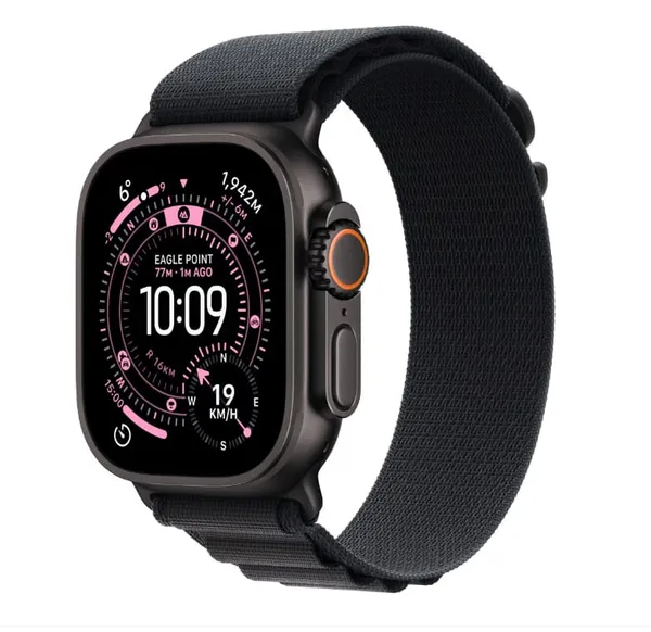 Smartwatch APPLE Watch Ultra 3 GPS + Cellular 49mm Black Titanium - imagine 2