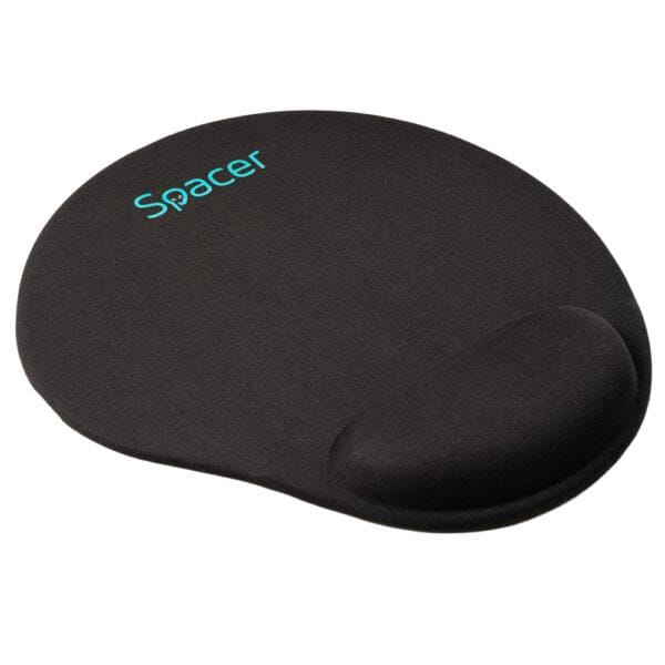 Mousepad SPACER cu Suport Gel Încheietură 240x220mm Negru