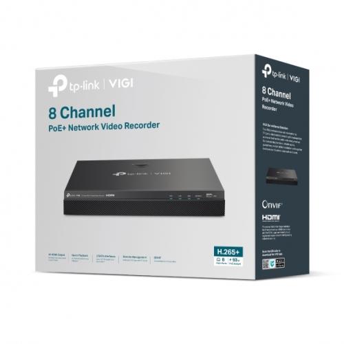 NVR PoE TP-LINK VIGI 2008H-8MP 8 Canale 8MP - imagine 4
