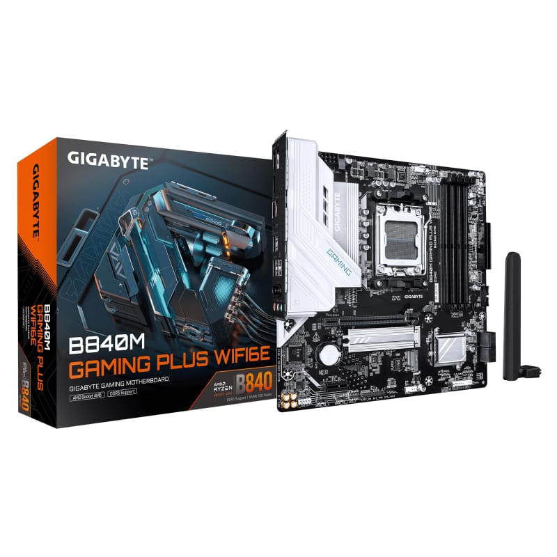 Placă de Bază GIGABYTE B840M Gaming Plus WiFi6E AM5 DDR5 Micro-ATX