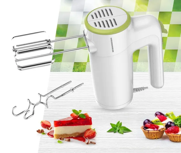 Mixer Bucătărie HEINNER HM-300GR 300W 6 Viteze Turbo cu Bol - imagine 2