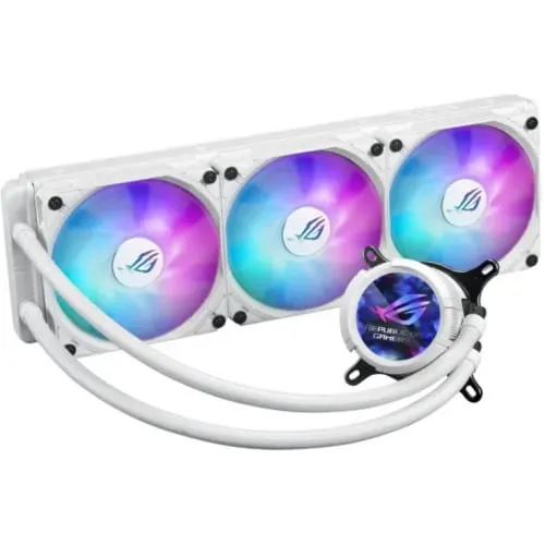 Cooler CPU ASUS ROG Strix LC III 360 ARGB LCD Alb - imagine 3