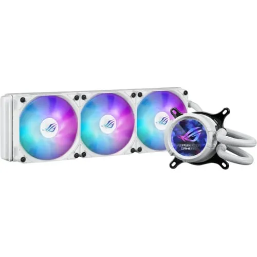 Cooler CPU ASUS ROG Strix LC III 360 ARGB LCD Alb - imagine 4