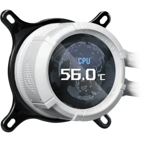 Cooler CPU ASUS ROG Strix LC III 360 ARGB LCD Alb - imagine 6