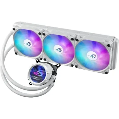 Cooler CPU ASUS ROG Strix LC III 360 ARGB LCD Alb - imagine 2