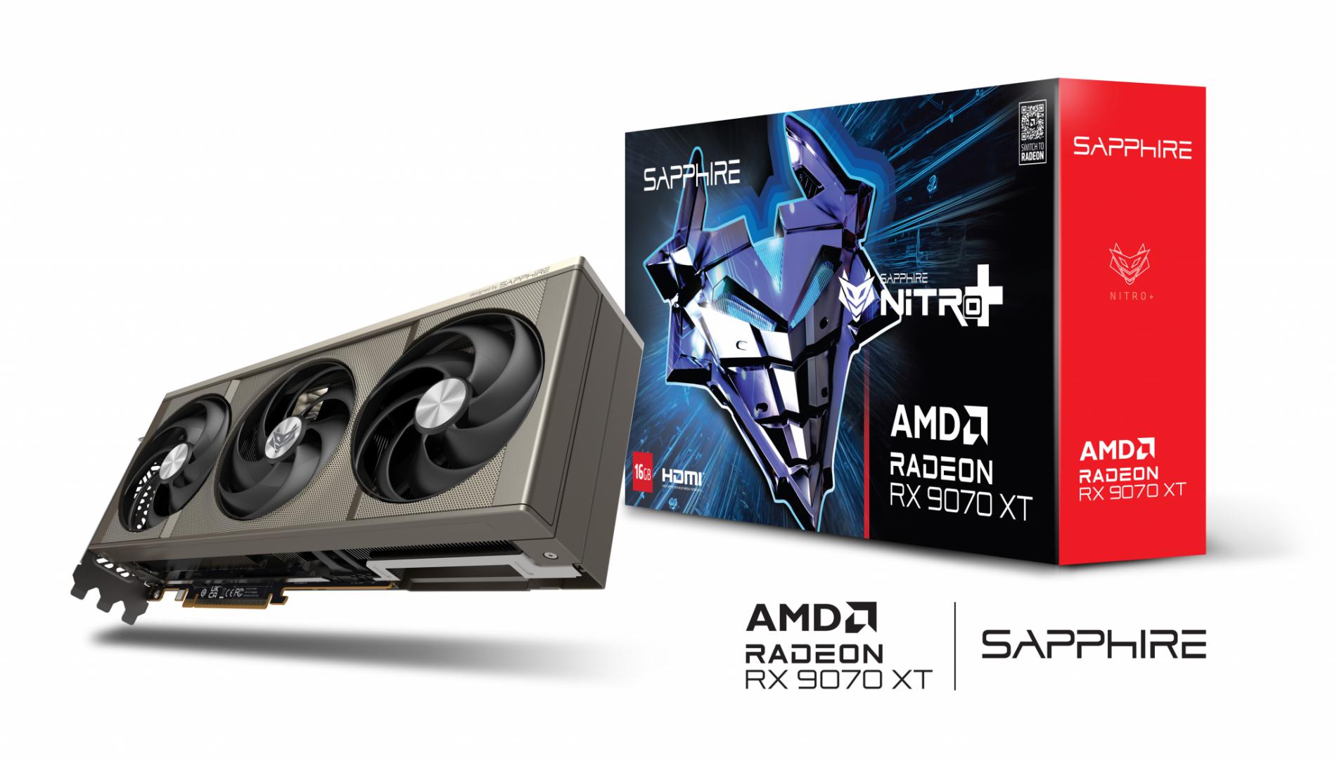 Placă Video SAPPHIRE AMD RADEON NITRO+ RX 9070 XT 16GB GDDR6