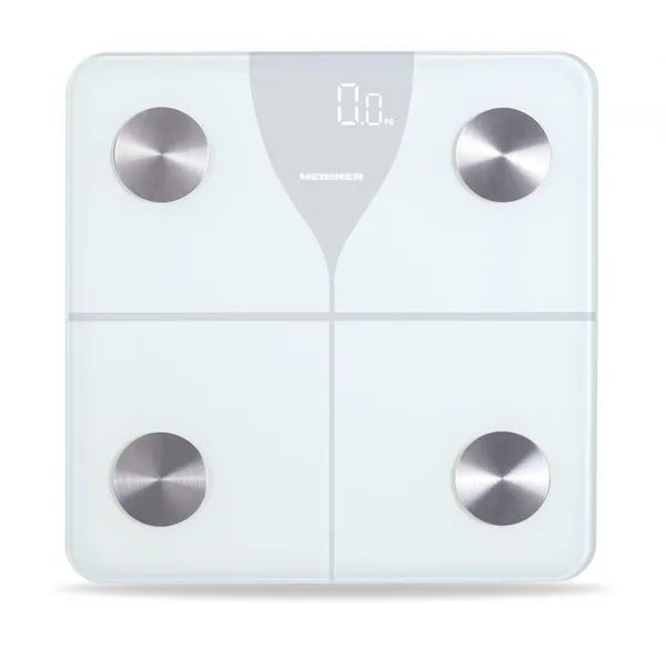 Cântar de baie HEINNER HBS-BTH180WH Sticlă Securizată 180kg Bluetooth Alb
