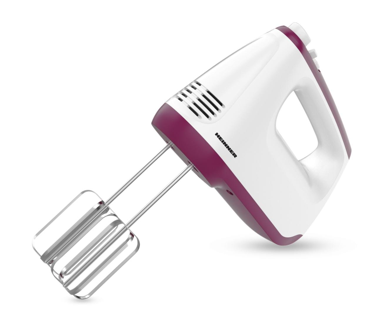 Mixer de Mână HEINNER HM-400BG 400W Alb Burgundy