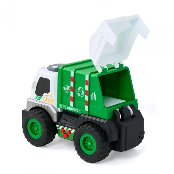 Camion de Salubritate MOMKI cu Lumini, Sunete și Detalii Mobile - imagine 2