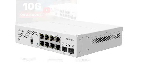 Switch MIKROTIK CSS610-8G-2S+IN 8 Porturi Gigabit 2 SFP+ Managed - imagine 4