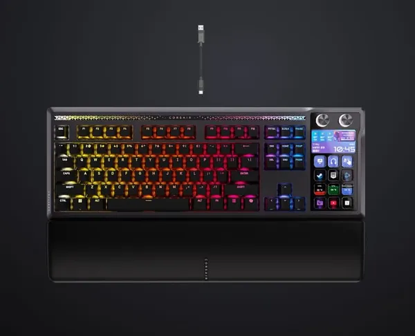 Tastatură Mecanică CORSAIR Galleon 100 SD RGB USB Negru