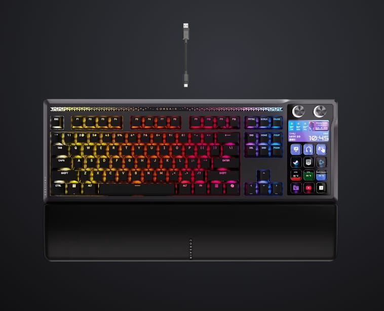 Tastatură Mecanică CORSAIR Galleon 100 SD RGB USB Negru