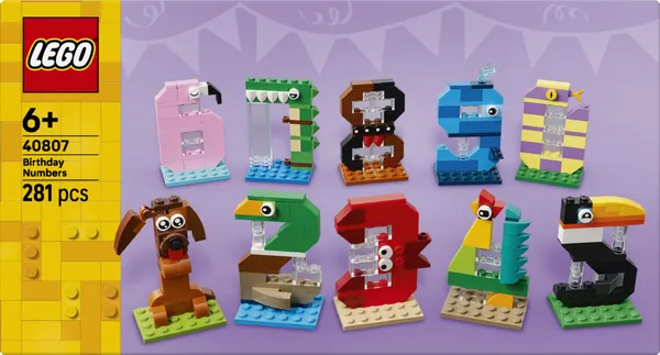 Set Construcție LEGO Numere de Zi de Naștere LEGO40807 - imagine 3