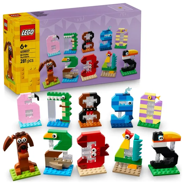 Set Construcție LEGO Numere de Zi de Naștere LEGO40807 - imagine 4