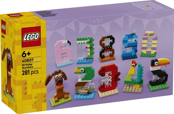 Set Construcție LEGO Numere de Zi de Naștere LEGO40807 - imagine 2